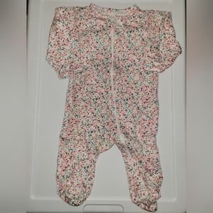 Just One You by Carter's 6 Month Footie Pajamas Floral Print